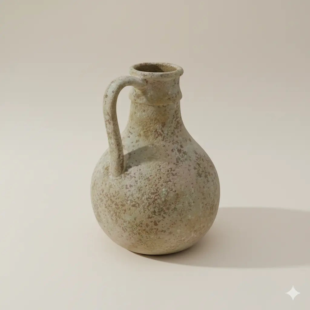 Cruche décorative avec fleurs séchées - Décoration zen minimaliste