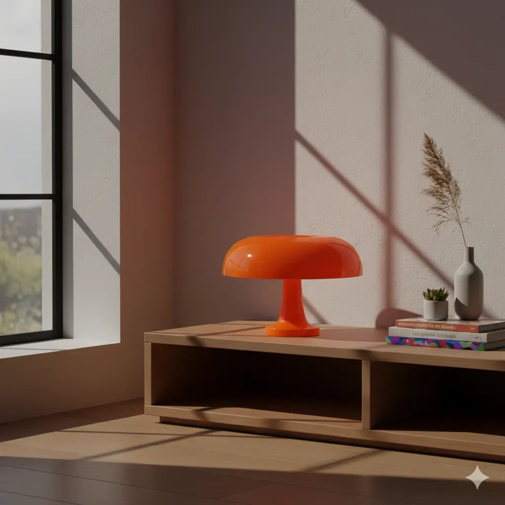 Lampe à Poser Sculpture Champignon