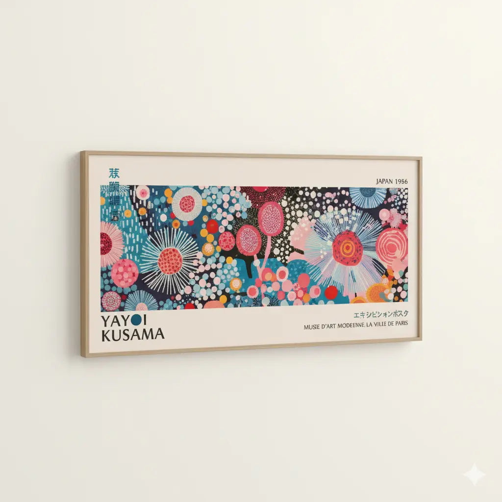 Toiles Yayoi Kusama Exhibition Florale Nüma Home