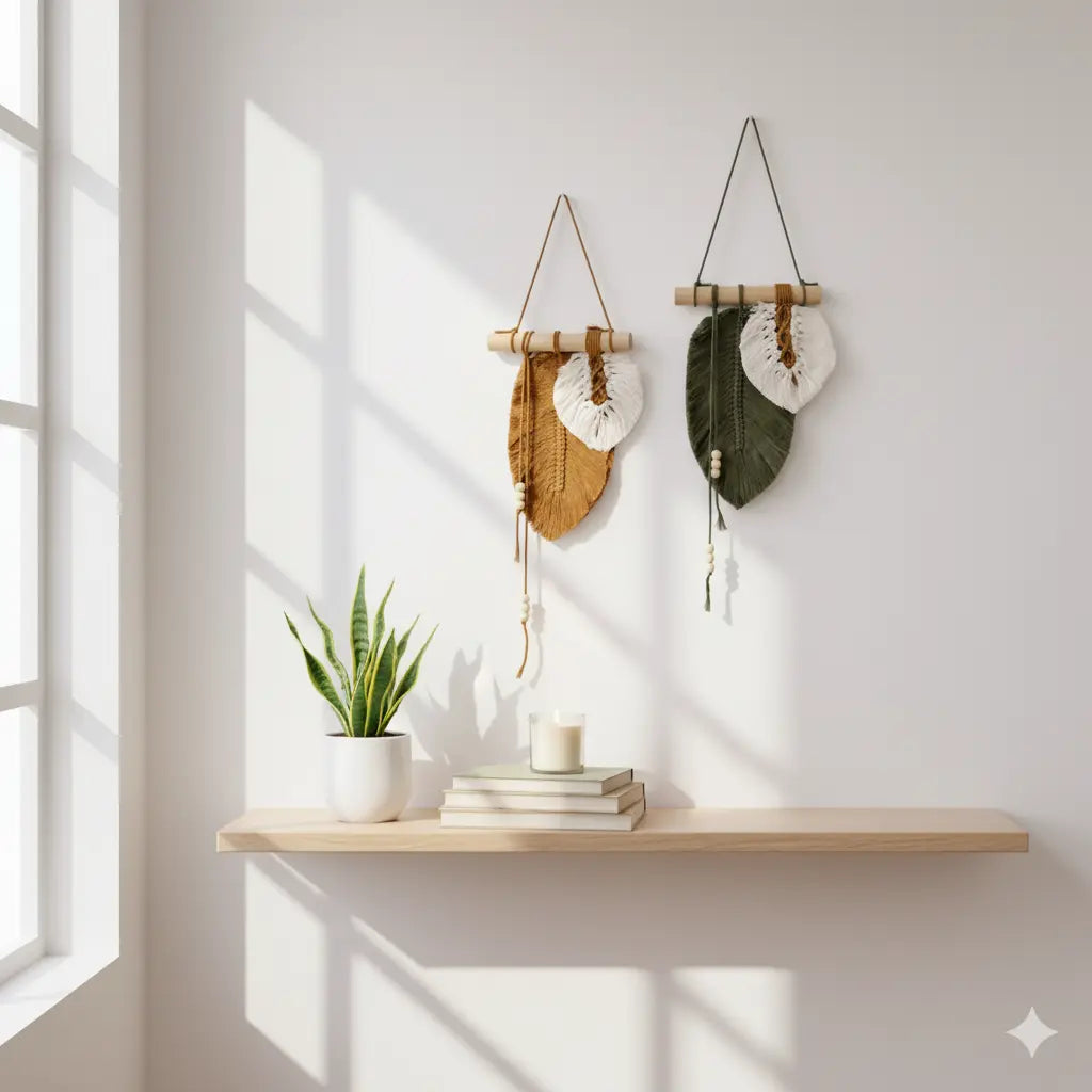 Duo Mural Macramé Ode aux Racines Nüma Home